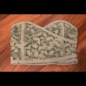 Free People strapless bralette